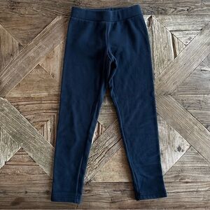 NWOT Old Navy Navy Blue Kids Cozy-Lined Leggings M (8)